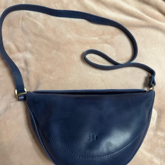 Portland Leather Koala Medium Sling COWBOY BLUE M New - Picture 2 of 7